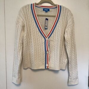 Prince size L, cream cardigan